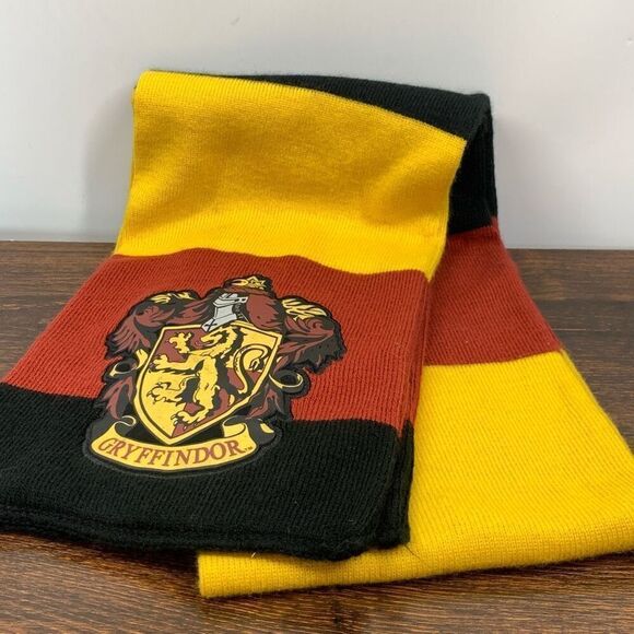 Harry Potter Women's Colorblock Gryffindor Scarf Multicolor One Size 60x8" - Picture 1 of 4